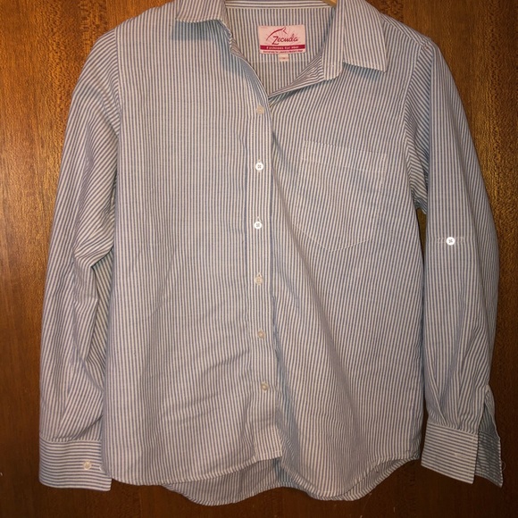 Zecuda western striped button down - Picture 2 of 6